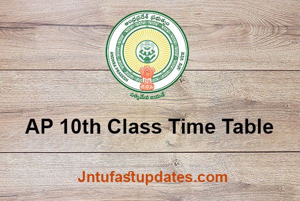 AP 10th Class Time Desk 2020 Obtain (Revised) – AP SSC Time Tables @ bseap.org